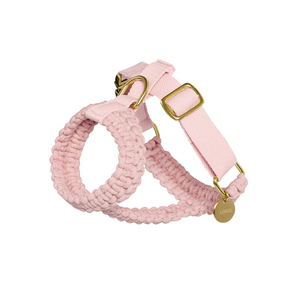 Kekang anjing kepang dan <span class=keywords><strong>Harness</strong></span> kucing kepang kalung hewan peliharaan dapat ditutup <span class=keywords><strong>Harness</strong></span> katun jalinan tali anjing Set kerah produsen - Product Image 1