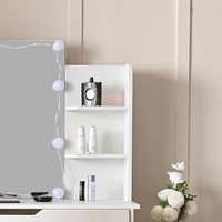 Meja rias meja rias rias meja rias atas kaca furnitur Modern kamar tidur kayu