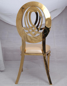 New Event Design Wedding Hotel Golden Stainless Steel Dining <b>Chair</b> - Product Image 5