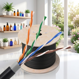 <span class=keywords><strong>Cavo</strong></span> di Rete Cat 5e <span class=keywords><strong>UTP</strong></span> in Rame CU/CCA da 24AWG, 305 Metri (1000ft) - Product Image 3