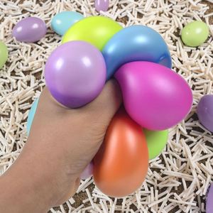 Colorful <b>Easter</b> Sensory Fidget Eggs Flour Eggs Squeeze Toys Stress Relief <b>Gift</b> Therapy Tool for Adults Kids <b>Basket</b> Fillers - Product Image 3