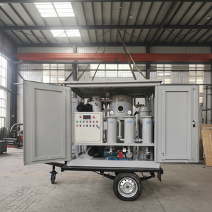 Equipo Portátil de Purificación de Aceite para Transformadores, Montado sobre Plataforma, para Secado y Reacondicionamiento de Aceite de Transformadores - Product Image 1