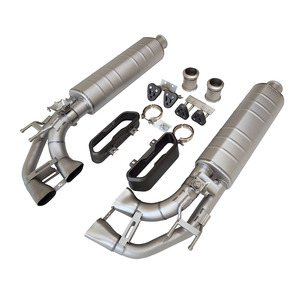 Ecnal pour 2020 + Benz W464 G500 G63 <span class=keywords><strong>Akrapovic</strong></span> Système d'<span class=keywords><strong>échappement</strong></span> de soupape en alliage de titane pour voitures - Product Image 1