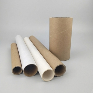 HMC Craft <b>Paper</b> Tubes Kraft White Uncoated Recyclable for Gift Craft Use - Product Image 2