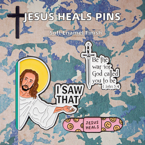 लैपल पिन मुक्त नमूने के लिए थोक कस्टम जेसस उद्धरण के लिए थोक कस्टम जेसस उद्धरण - Product Image 2