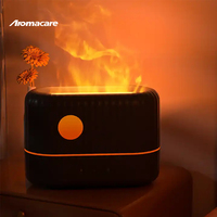 Humidificateur de diffuseur d'air de flamme de feu coloré d'huiles d'aromathérapie de 7 couleurs