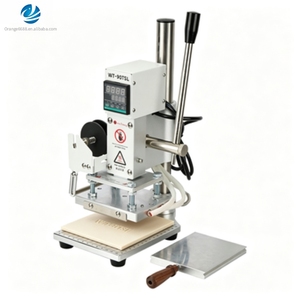 Petite machine de marquage à chaud, machine d'embossage d'étiquettes, lettrage anglais DIY pour cuir, papier, PVC - Product Image 1