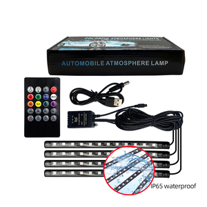 Nhiều Màu RGB Xe Nội Thất Quang Acrylic Dải 12V Trang Trí Môi Trường Xung Quanh Ánh Sáng Tâm Trạng Cho BMW Ứng Dụng Điều Khiển Ánh Sáng Xe Phụ Kiện - Product Image 5