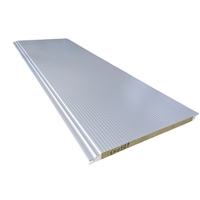 Panneaux muraux insonorisés en polyuréthane isolant, ignifuges, imperméables et écologiques, au design moderne, pour chambres froides extérieures