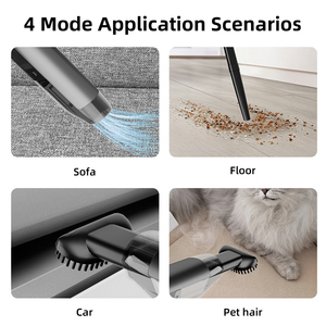 Fábrica portátil ligero BLDC 12000Pa filtro HEPA 4000mAh batería ABS 3 boquillas hogar coche aspiradora recargable <span class=keywords><strong>Mini</strong></span> - Product Image 4