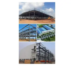 Atelier préfabriqué d'entrepôt de structure métallique de conceptions de hangar industriel à faible coût