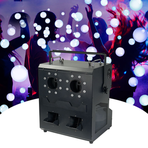 Proiettore a Fascio RGBW 1500W a 2 Vie e Luci Moving Head LED con Macchina Fumo e Bolle 3-in-1 Effetto DMX512 Controllo IP20 per Matrimoni DJ - Product Image 6