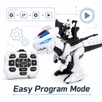 Jouet dinosaure RC Tyrannosaurus programmé intelligent - marche, danse, musique, électrique, plastique, robot de dessin animé, télécommande