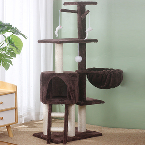 Meilleures ventes OEM Arbre à chat coloré avec griffoir et mobilier d'escalade - Product Image 3