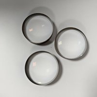 Lensa Kaca Optik Achromatic Plano Convex BK7/Fused Silica Diameter Sesuai Pesanan OEM, Anti-Reflektif, dengan Pelindung Laser