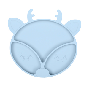 BPA Free Silicone 7-Piece Set for <b>Kids</b> <b>Dining</b> Divided Suction Tableware Including Spoon Waterproof Cup Bowl for Baby Feeding - Product Image 2