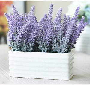 Plante En Soie <span class=keywords><strong>Lavande</strong></span> Fleurs Bouquet de <span class=keywords><strong>Lavande</strong></span> pour <span class=keywords><strong>la</strong></span> Décoration De Mariage, Maison, Jardin, Décoration De Patio - Product Image 6