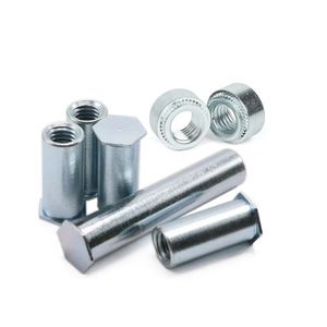 Đầu phẳng đinh tán hạt tùy chỉnh Fastener các loại khác nhau Brass blindnuts Threaded thép không gỉ chèn mù tán đinh NUT - Product Image 1