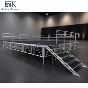 Aluminum Stage Platform Portable Tool-Free for Wedding Concert Festival Outdoor - Product Image 5