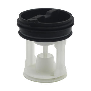 Accessoires applicables pour les machines à laver à chargement frontal Pompe de vidange Valve de sortie de vidange Couvercle en plastique Pièces d'appareils électroménagers pour la lessive - Product Image 1