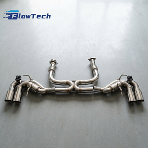 Système d'échappement haute performance pour Chevrolet Corvette C8, tuyau droit, silencieux catback en acier inoxydable avec système Valvetronic - Product Image 6