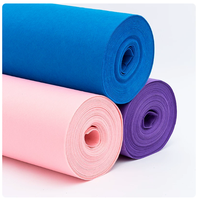 Rouleau de Feutre Non Tissé Enduit 100% Polyester Haute Densité pour Textile de Maison, Résistant à l'Usure, pour Polissage et Scellage