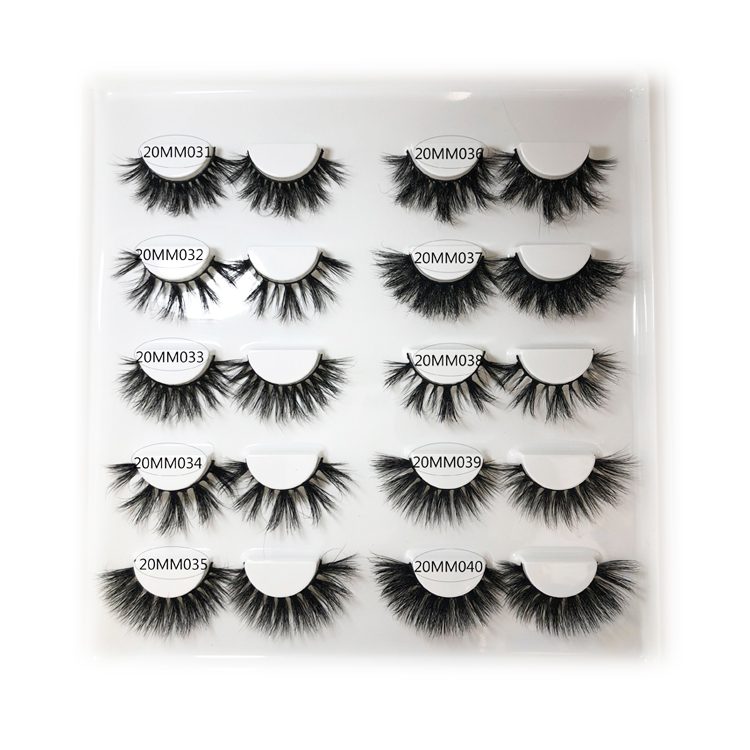 20 мм 031-040 100% натуральный материал ручной работы 3D норковые ресницы