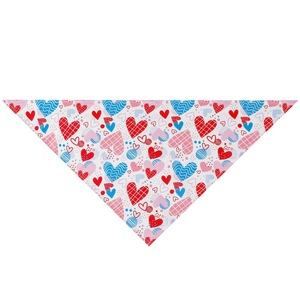 Bandana anjing peliharaan pola poliester cetak kustom syal segitiga Bandana anjing - Product Image 4