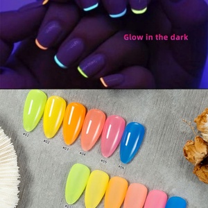 Gel à ongles 15 ml, 6 couleurs, colle d'extension lumineuse, gel acrylique sans forme de nail form, polygel - Product Image 5