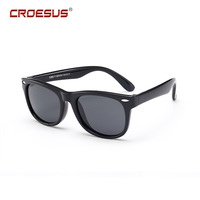 Lunettes de soleil pour enfants en silicone TPEE, légères, avec protection UV, polarisées, confortables et durables, personnalisables pour garçons et filles
