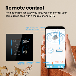 Prise murale universelle intelligente Tuya pour la domotique, avec charge rapide USB et Type-C, compatible Wifi et Zigbee, modèle 2026 - Product Image 6