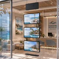 LCD Immobilien-Schilder 3x21,5 Zoll Dreifach-Bildschirm-Werbeset für Immobilienmarketing-Präsentation