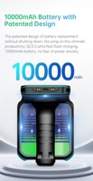 Lector UHF NORGEE con Certificación CE RoHS, PDA Industrial de 6 Pulgadas para Gestión de Inventario, Procesador Qualcomm, Dispositivo Portátil Android con RFID