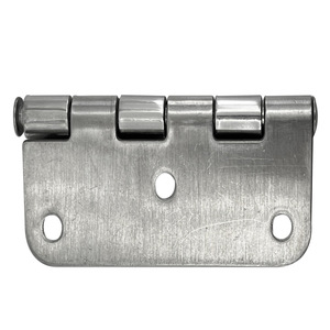Bisagra de puerta de acero inoxidable, 60x48x1,5mm, apertura de 180 grados, herrajes para puerta de armario con 4 orificios - Product Image 2