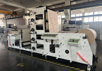 Machine d'impression d'étiquettes autocollantes en rouleau flexographique en aluminium avec UV IR, fabrication chinoise