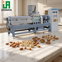 Machine à extruder les miettes de pain entièrement automatique, machine à broyer les miettes de pain japonaises Panko, machine à fabriquer des miettes de pain aux cacahuètes à vendre