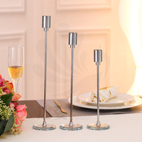 Support de bougie en cristal élégant pour mariage, vente en gros, pour la décoration intérieure et Pâques, idéal pour dîner aux chandelles et la décoration de scène de mariage