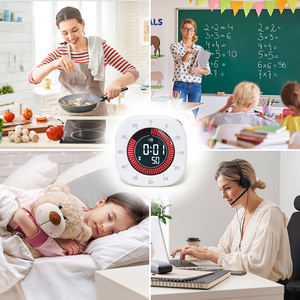 Customize Switch Kids 60 Minute Usb Smart Pomodoro Digital Kitchen <strong>Timer</strong> Clock Student Study Visual Countdown <strong>Timer</strong> Digital - Product Image 6