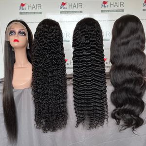 Perruque Lace 13x6 avec dentelle transparente, perruque frontale complète 13x6 à petits nœuds, perruques bouclées de qualité supérieure 11A haute densité - Product Image 3