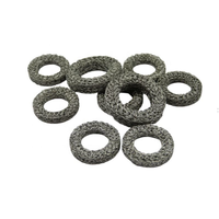 Filtre en maille tricotée 2,7g/3,6g 14*6, ouverture 3-15000 microns, gaze filtrante métallique compressée de remplacement