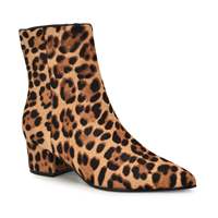 Bottines en cuir à bout pointu et fermeture éclair latérale, personnalisables par le fabricant : un incontournable de votre garde-robe