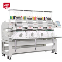 Nouvelle machine à broder informatisée à quatre têtes pour casquettes et chapeaux, usage domestique, qualité commerciale, 1200 tr/min, automatique