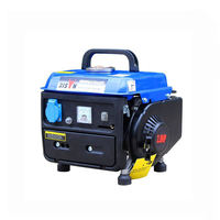 Générateur d'essence portable compact BISON (CHINE) BS950A monocylindre 2 temps 650 watts, démarrage par lanceur, 110V/220V 50/60Hz, 500 heures
