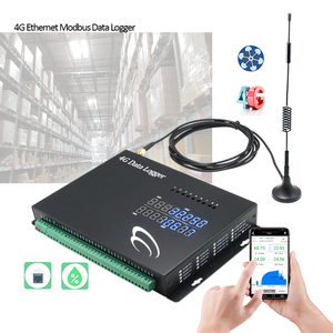 เครื่องบันทึกข้อมูล4G RS485 MODBUS ETHERNET 4G ตัวควบคุมอุณหภูมิหลายแชนเนล - Product Image 1