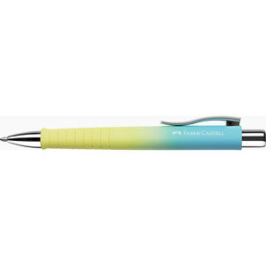 FABER CASTELL - Stylo à bille POLY BALL URBAN SUNRISE, bicolore jaune/bleu - Product Image 1