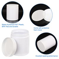 Fabricant en gros de pots cosmétiques givrés pour soins de la peau, pots cosmétiques de luxe au toucher doux, en vrac, OEM, marque privée