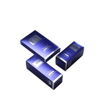 Boîte d'emballage rigide personnalisée de luxe en carton blanc, écologique, en matériaux recyclés, gaufrée, pour les cosmétiques et les soins de la peau