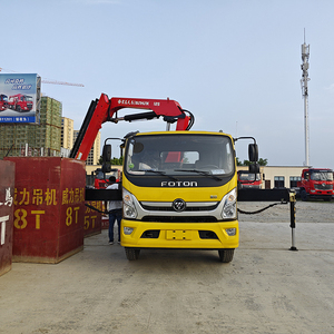 Camion <span class=keywords><strong>grue</strong></span> à <span class=keywords><strong>bras</strong></span> articulé Foton Chassis Hongchang Tianma 6,3 tonnes, double usage pour le dépannage et le <span class=keywords><strong>transport</strong></span> <span class=keywords><strong>de</strong></span> charges lourdes - Product Image 6