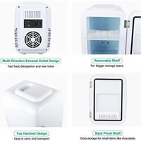 Mini-réfrigérateur thermoélectrique portable 4L pour hôtel, tasse de refroidissement, avec prises UK et US, neuf, pour usage domestique