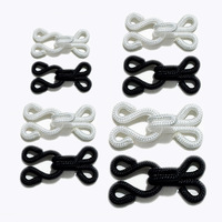 Boutons multi-usages simples en laiton recouverts de tissu pour accessoires vestimentaires, boutons à crochet pour cols de soutiens-gorge et chemises en fourrure